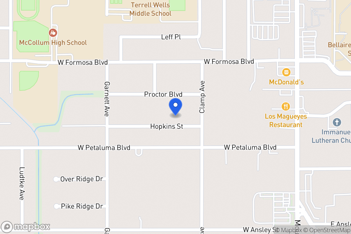 Map of 123  Hopkins St