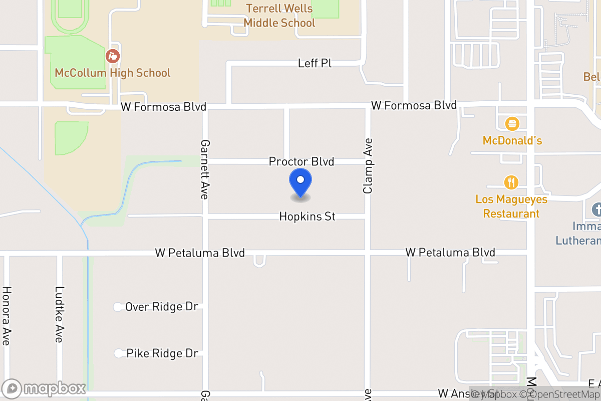 Map of 135  Hopkins St