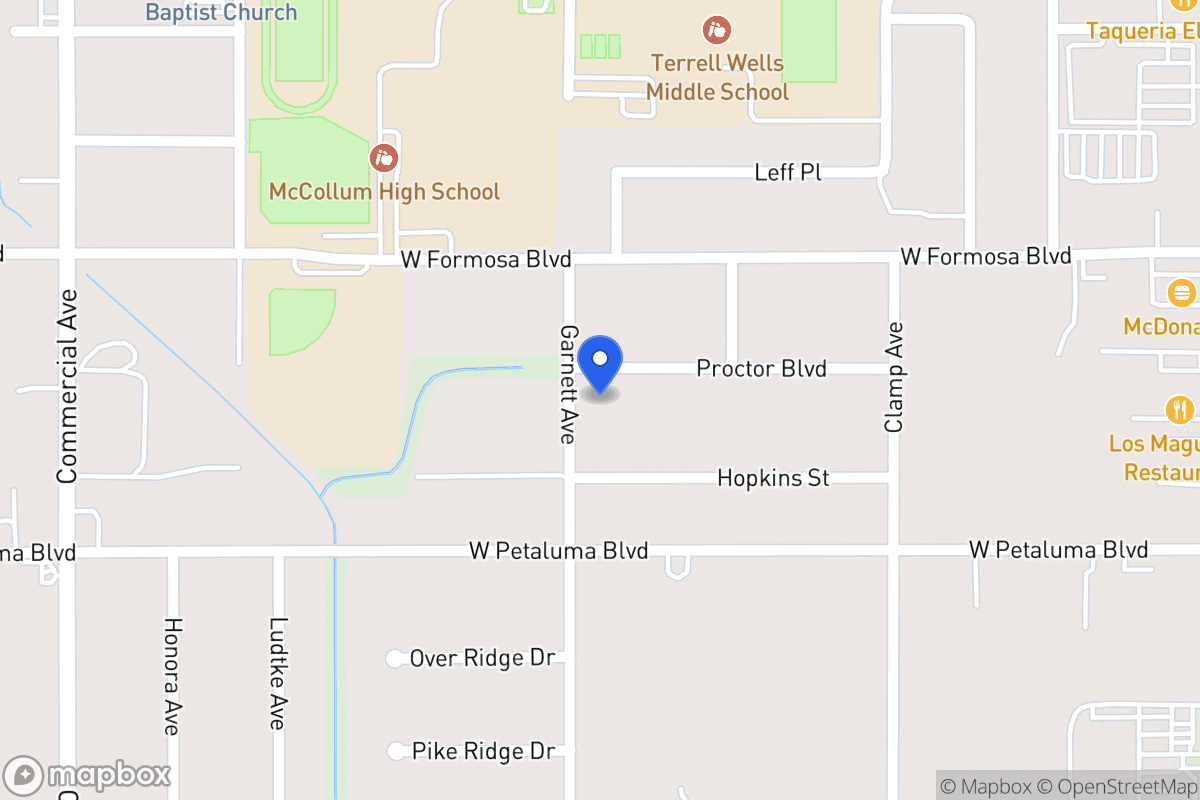 Map of 234  Proctor Blvd