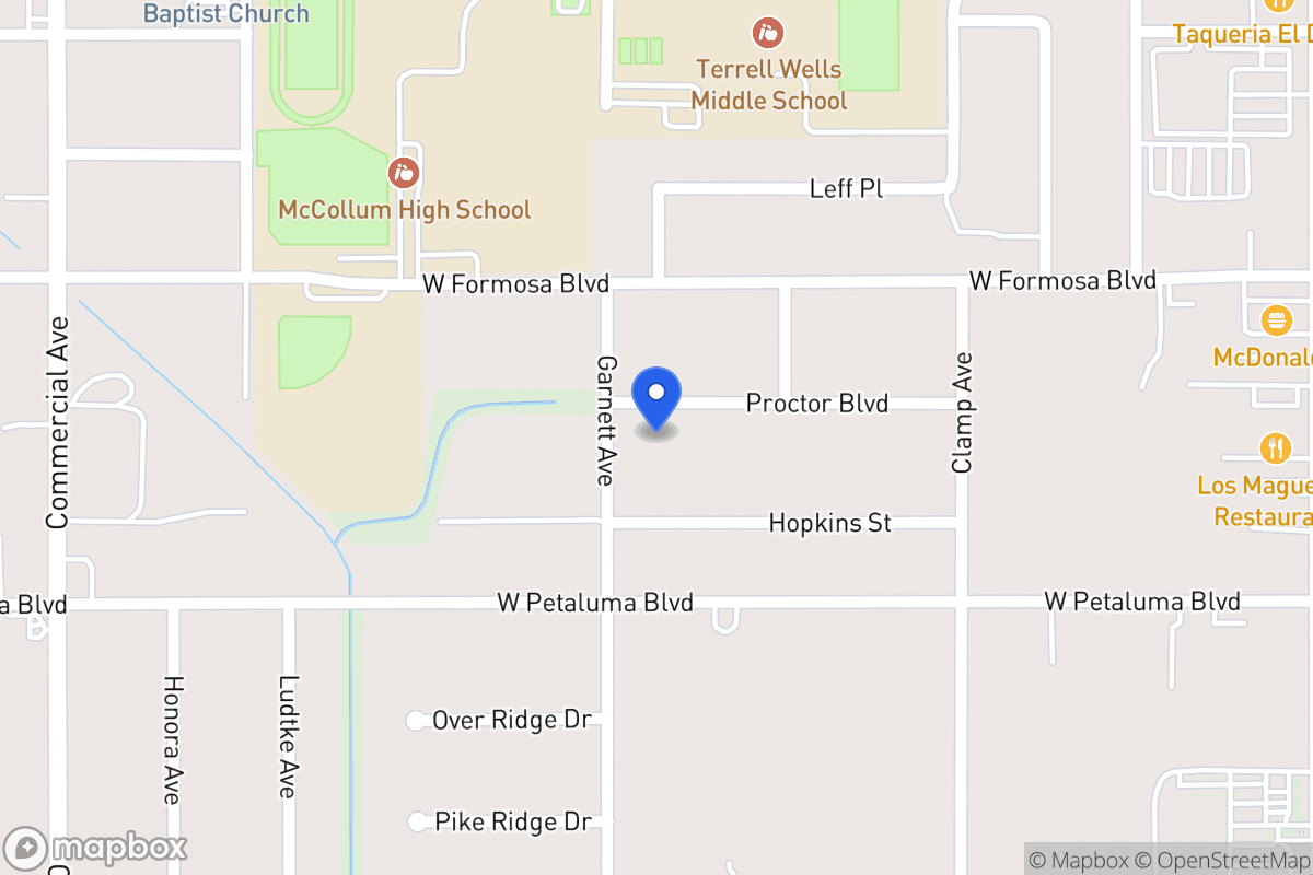 Map of 230  Proctor Blvd