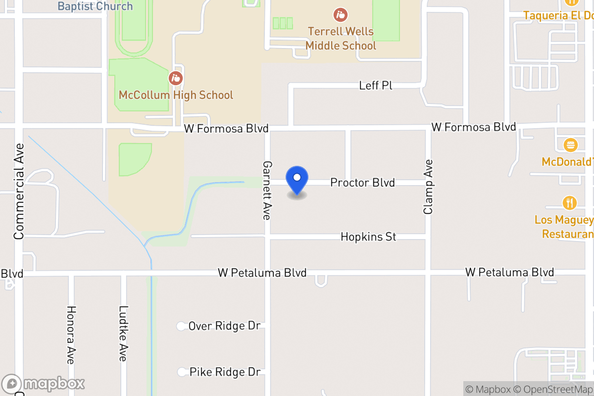 Map of 226  Proctor Blvd
