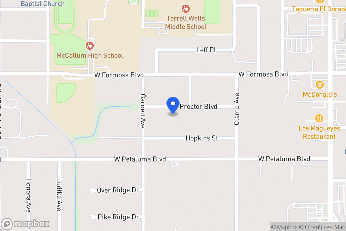 Map of 214  Proctor Blvd