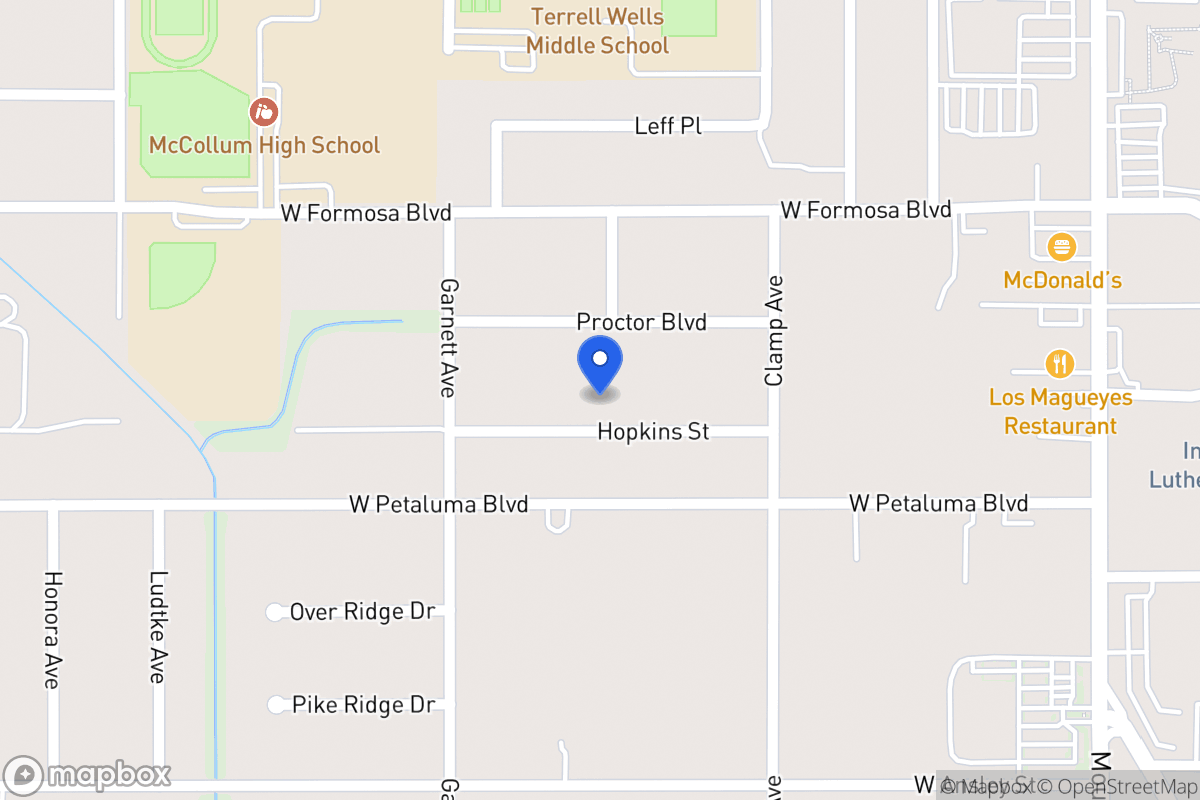Map of 203  Hopkins St