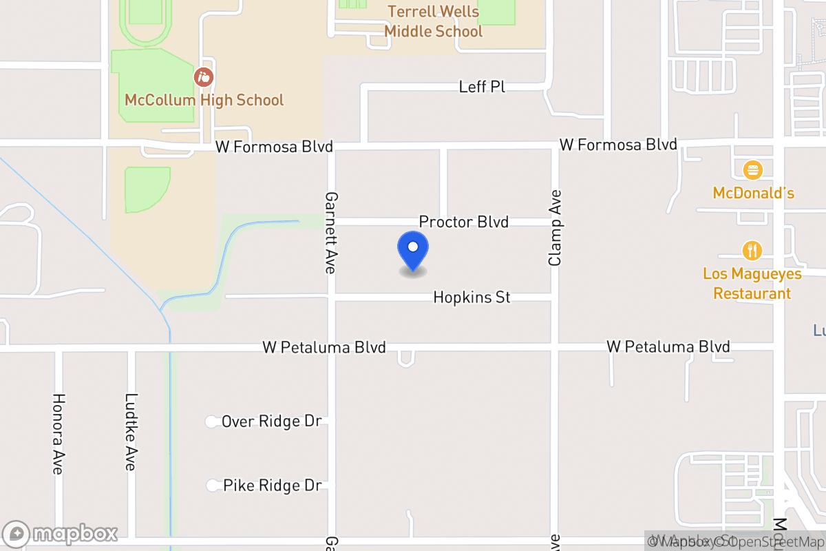 Map of 211  Hopkins St