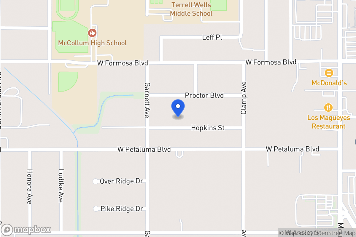 Map of 215  Hopkins St
