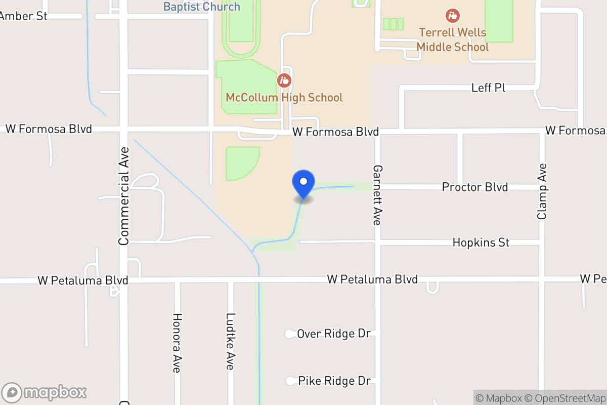 Map of 338  Proctor Blvd