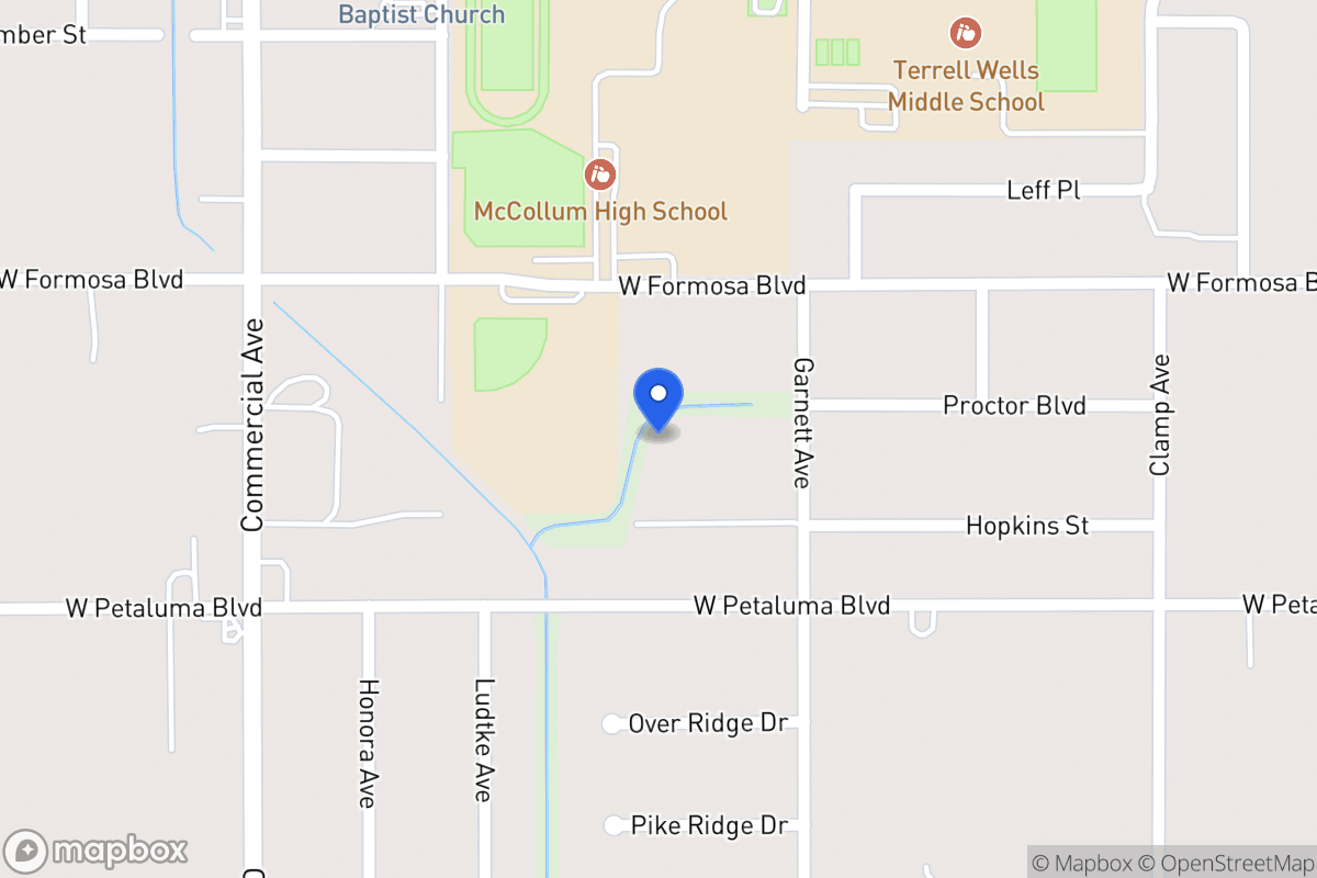 Map of 334  Proctor Blvd