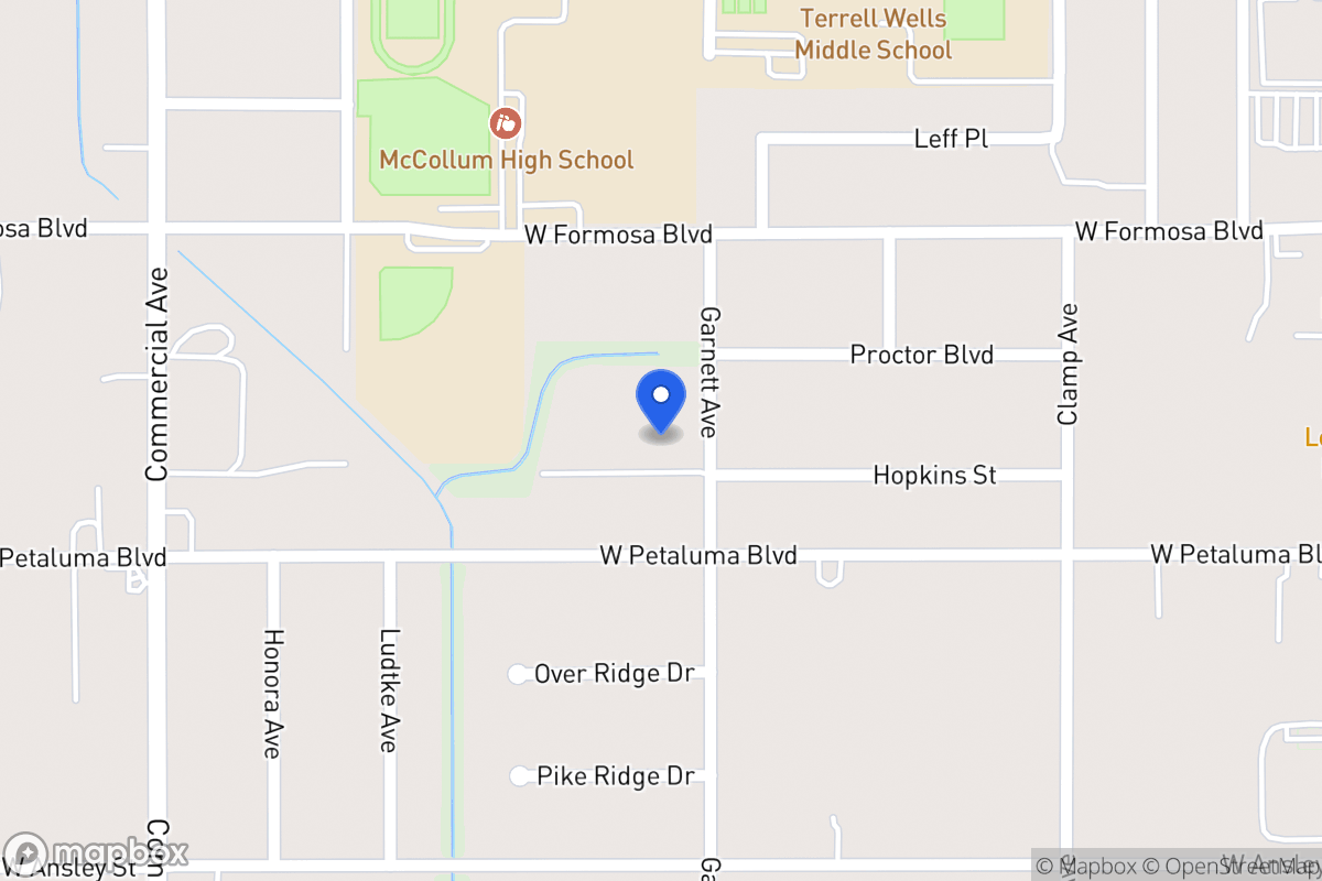 Map of 411  Hopkins
