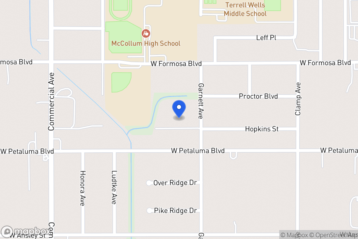Map of 419  Hopkins