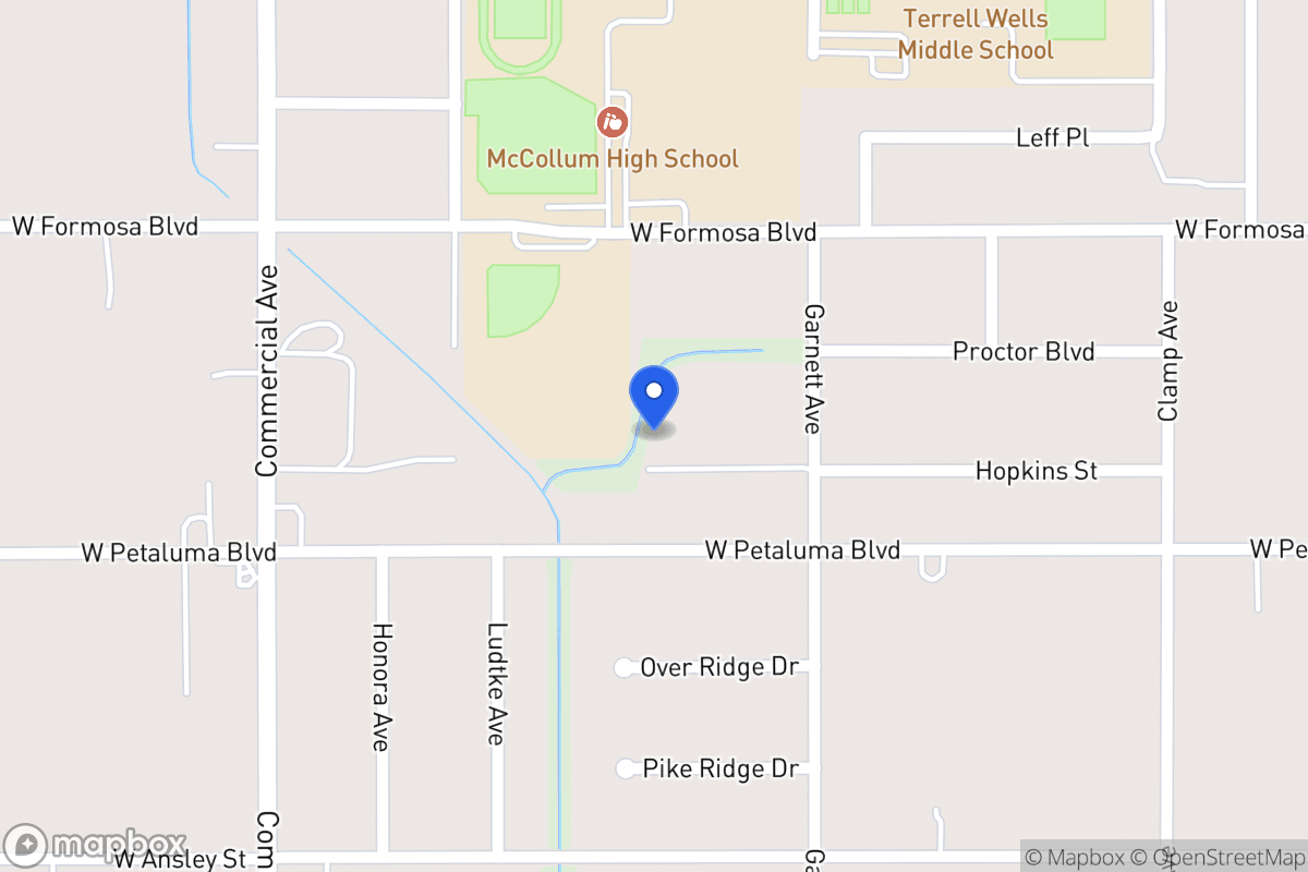 Map of 439  Hopkins