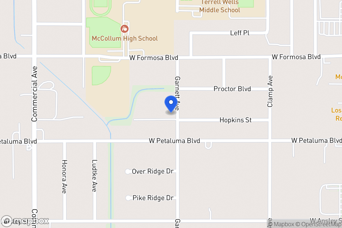 Map of 8419  Garnett Ave