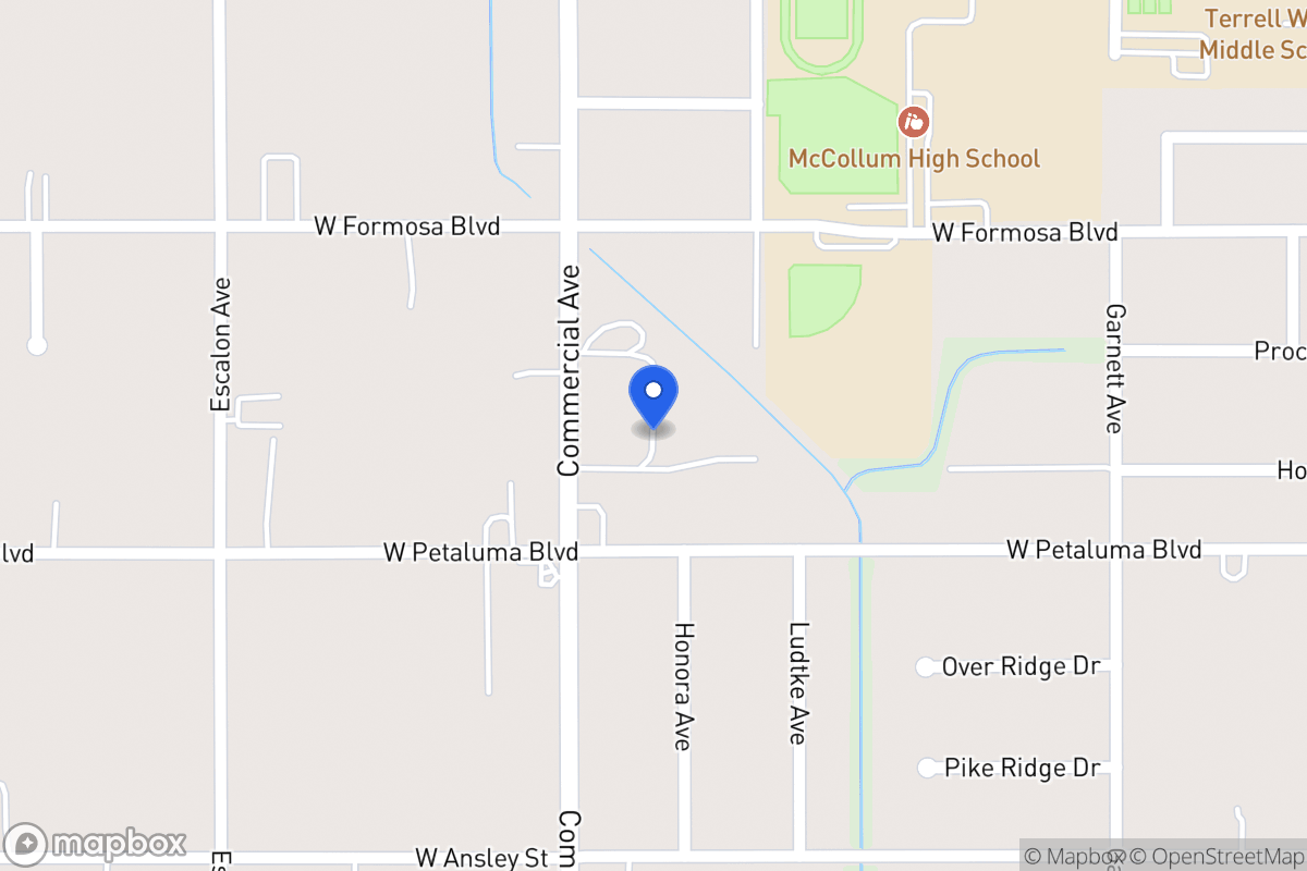 Map of 615  Hopkins