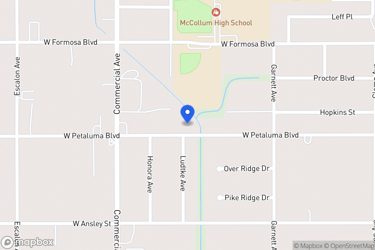 Map of 367 W Petaluma Blvd