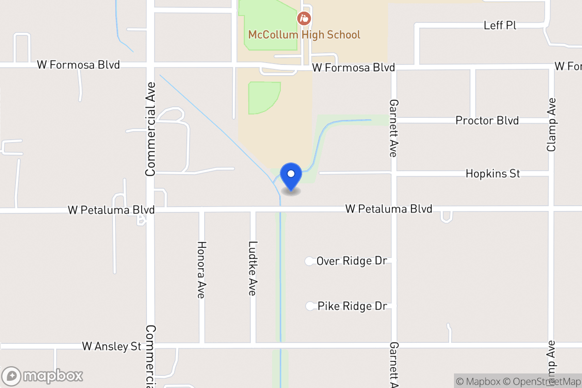 Map of 351 W Petaluma Blvd