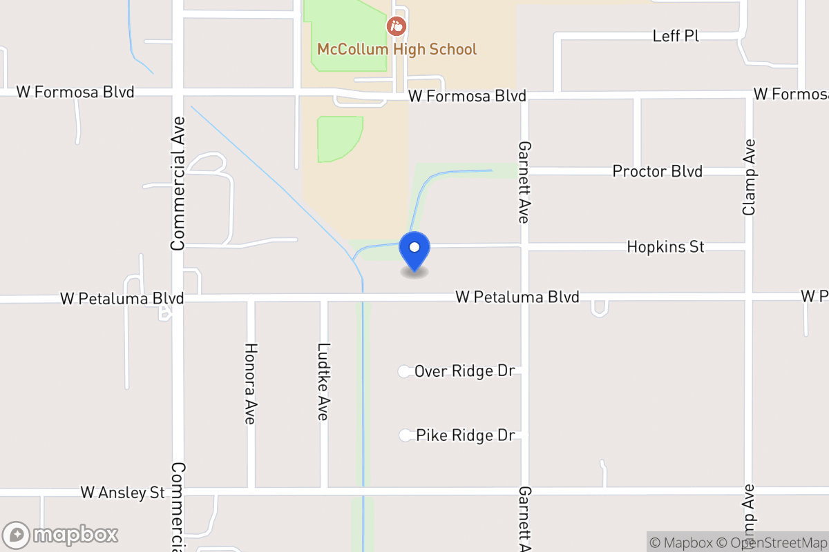 Map of 339 W Petaluma Blvd