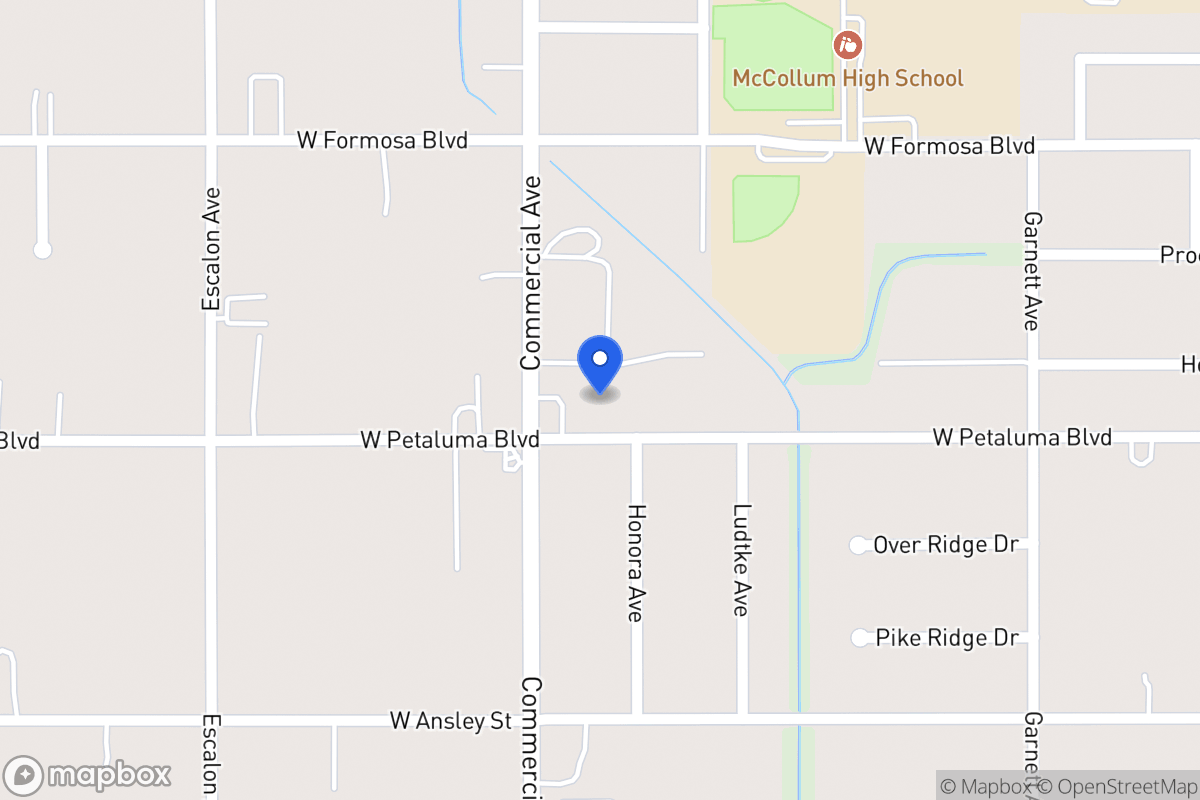 Map of 431 W Petaluma Blvd
