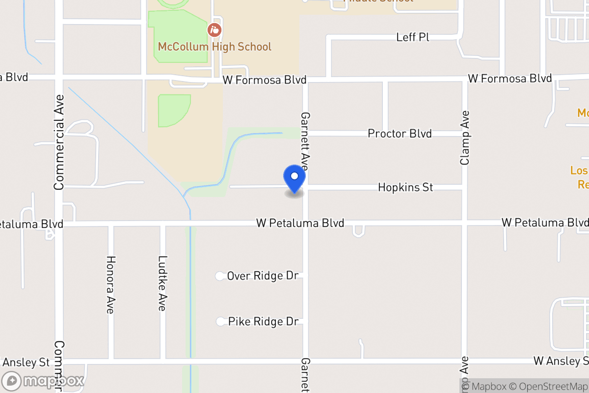 Map of 8503  Garnett Ave