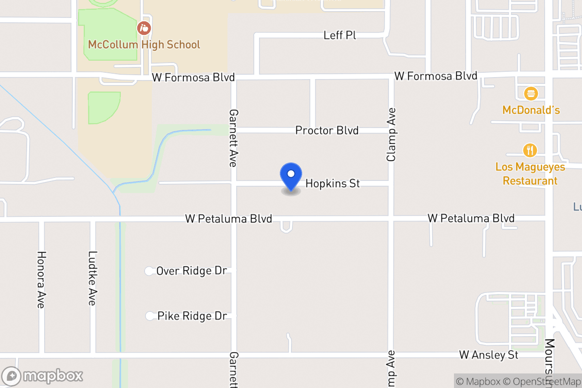 Map of 210  Hopkins St
