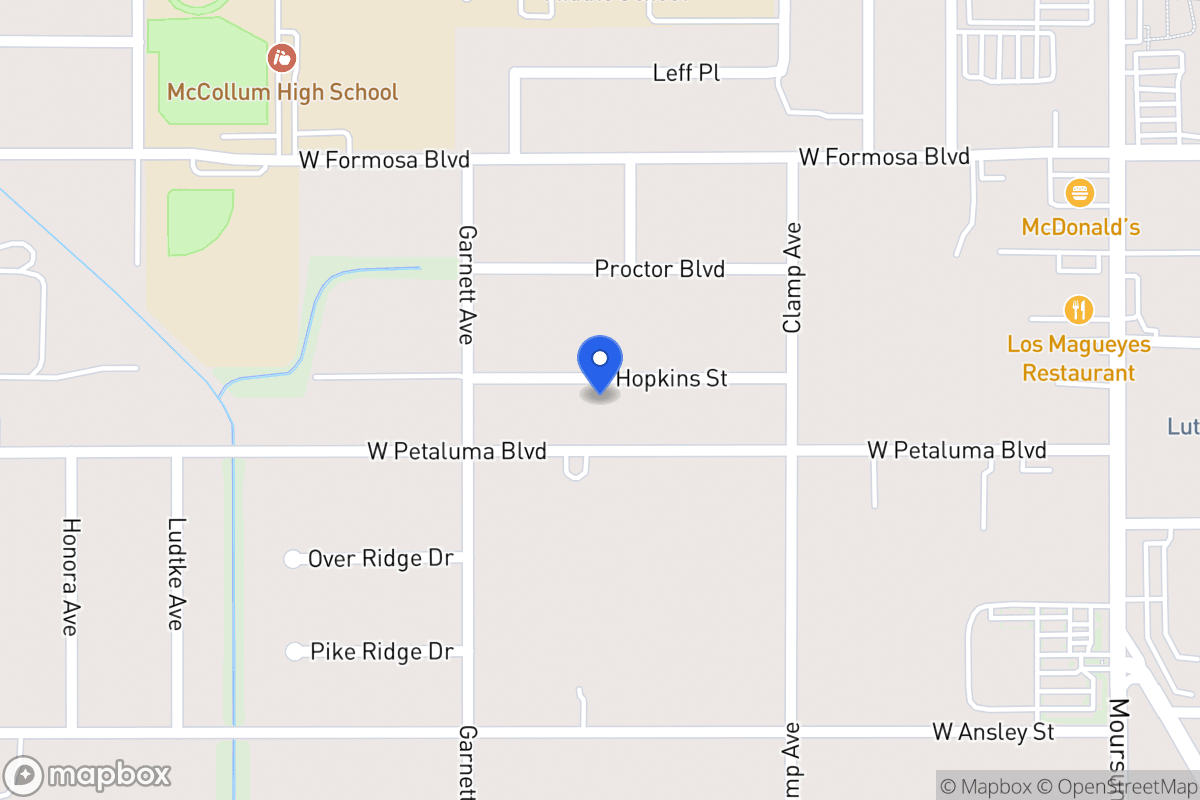 Map of 206  Hopkins St