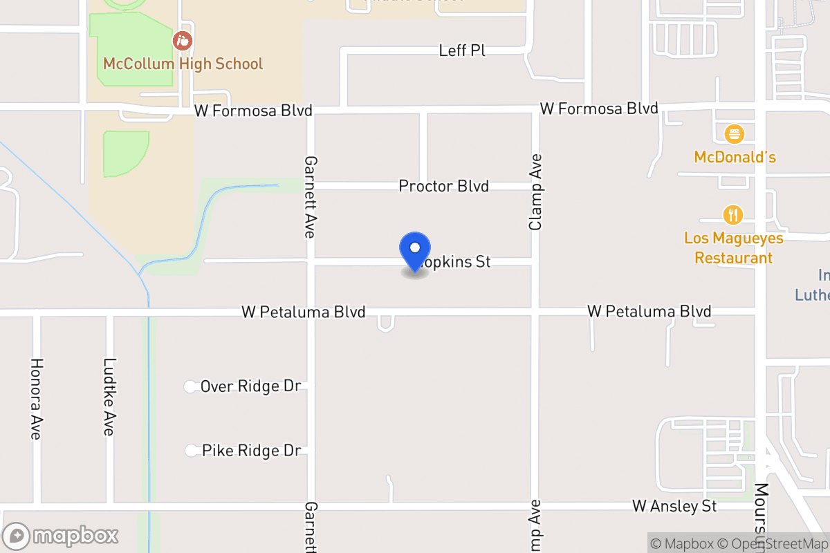 Map of 202  Hopkins St
