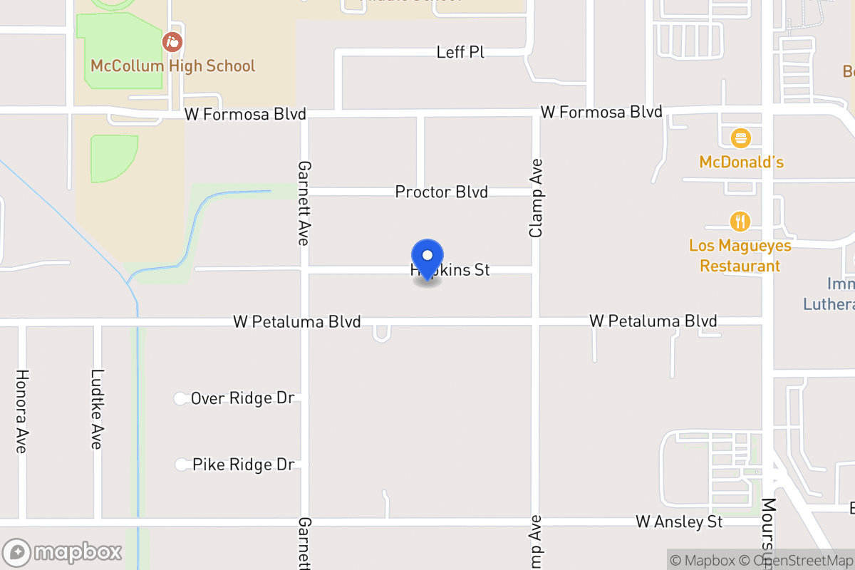 Map of 140  Hopkins St