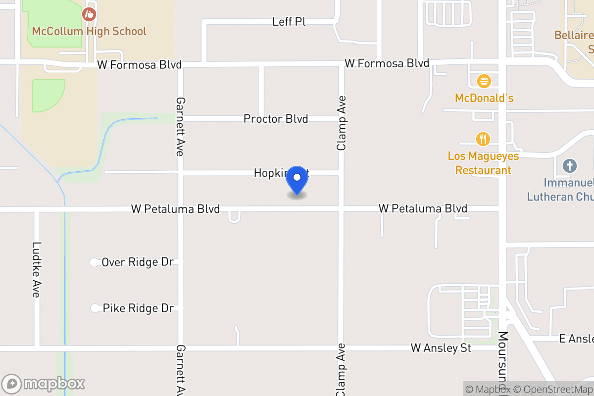 Map of 225 W Petaluma Blvd