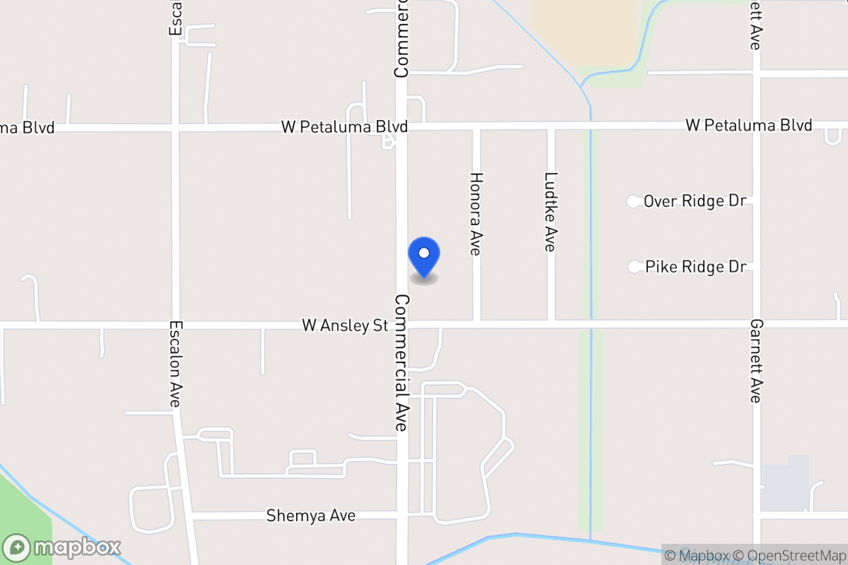 Map of 3646  Commercial Ave
