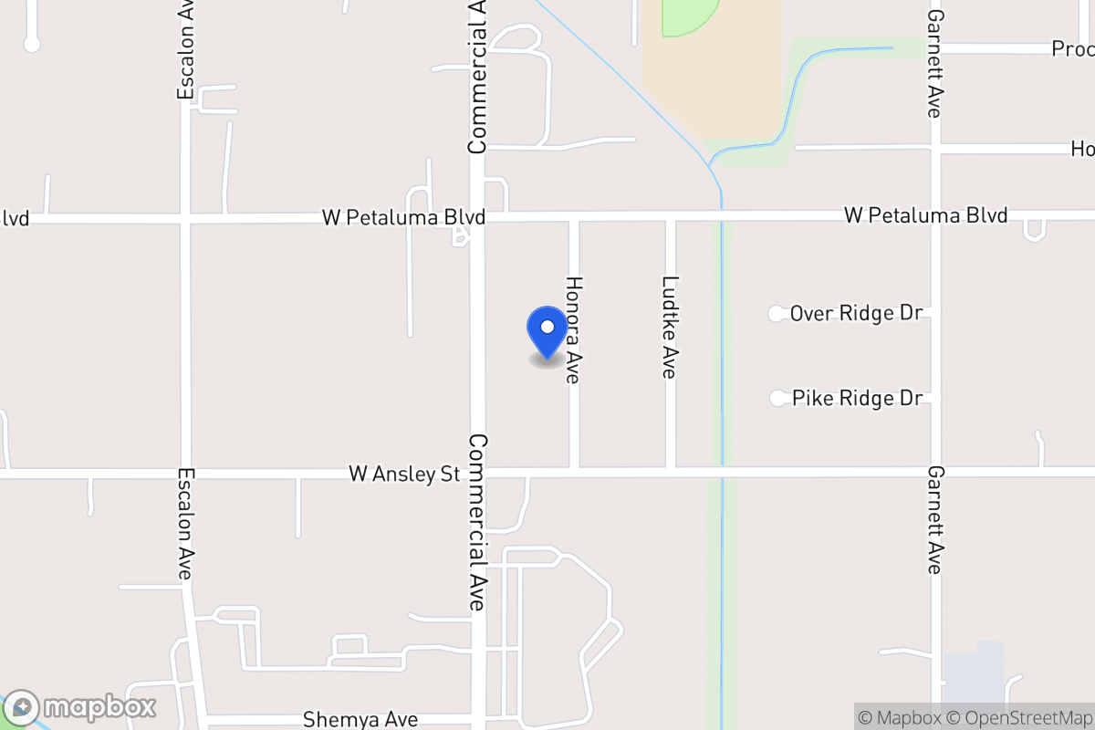 Map of 8703  Honora Ave