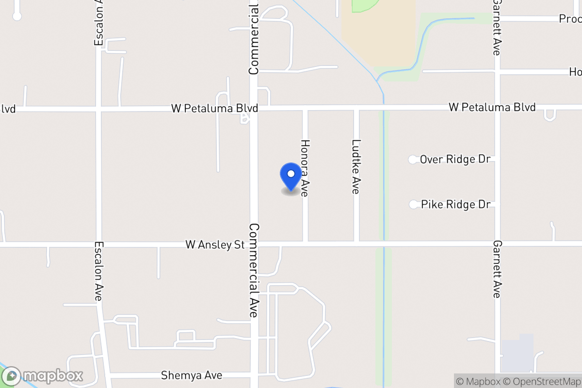 Map of 8707  Honora Ave
