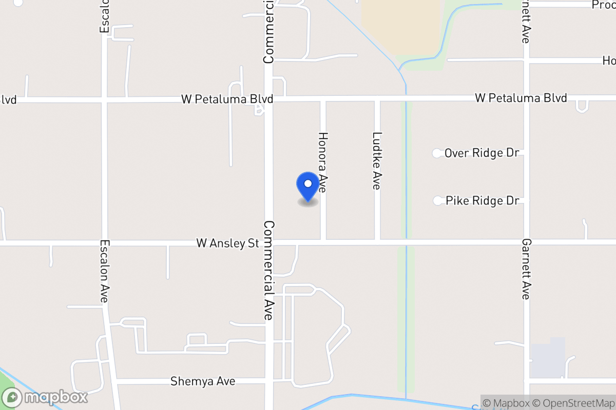Map of 8711  Honora Ave