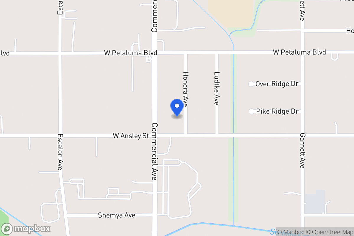 Map of 8719  Honora Ave