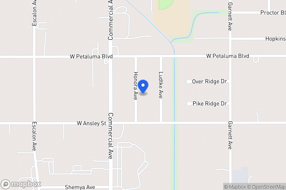 Map of 8702  Honora Ave