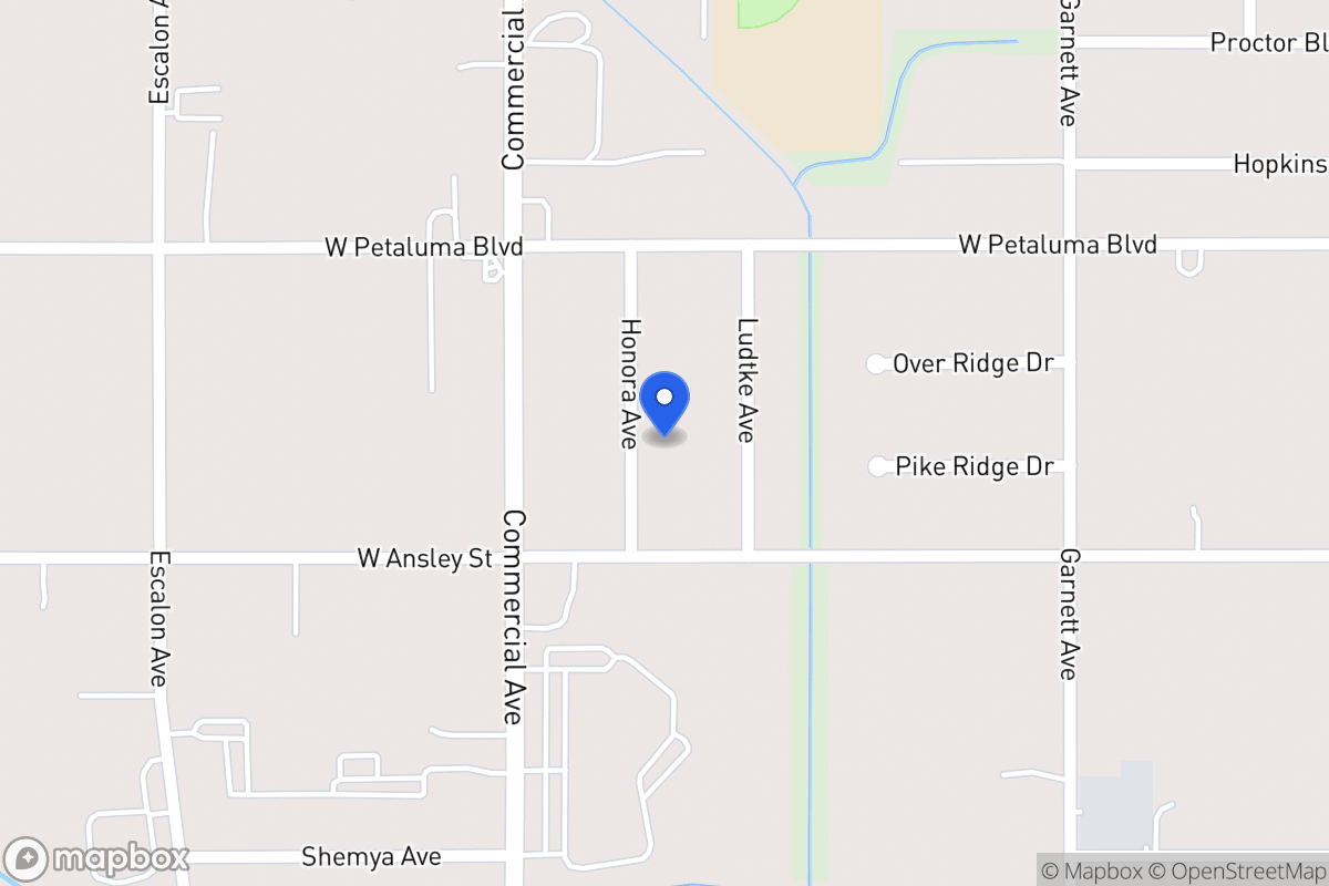 Map of 8706  Honora Ave