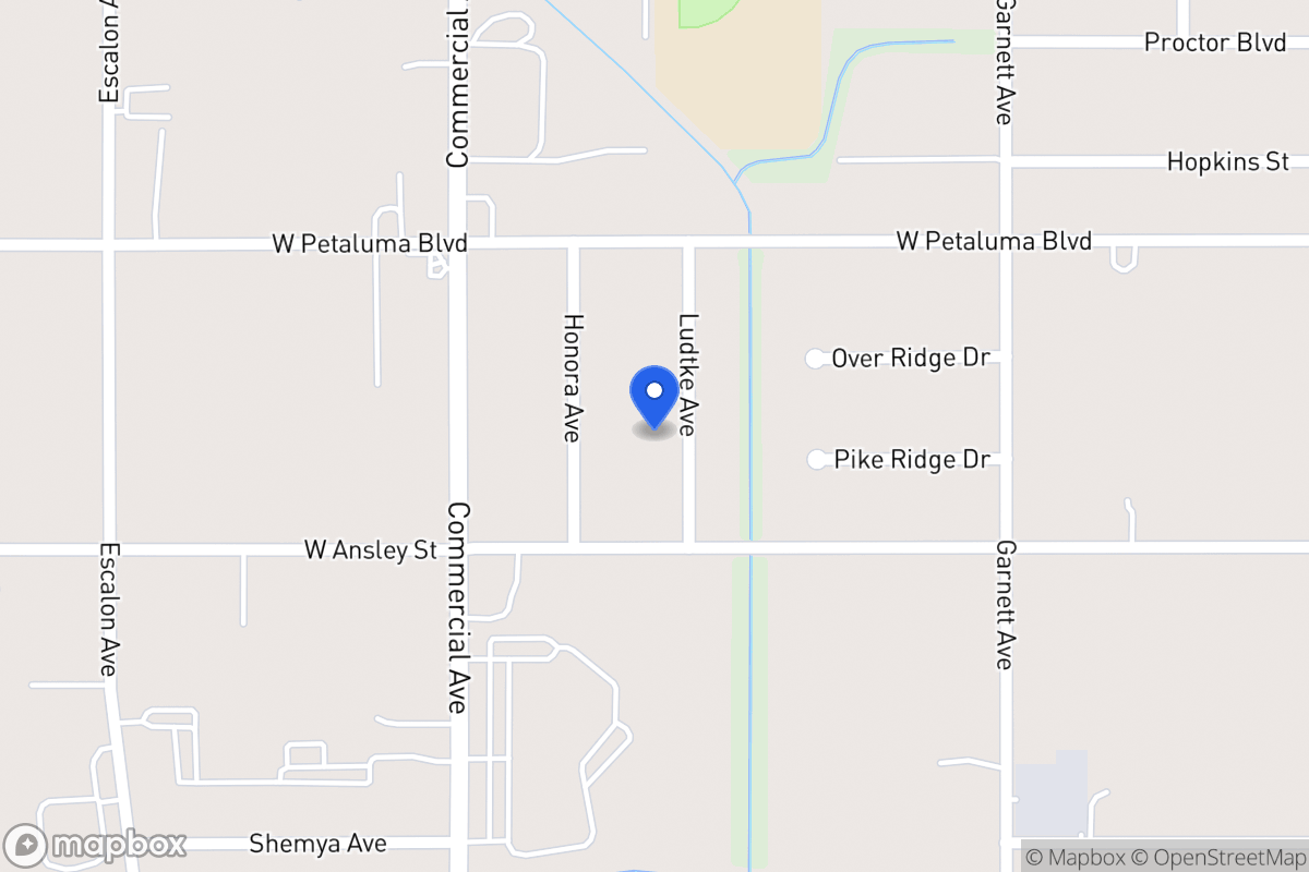 Map of 8707  Ludtke Ave