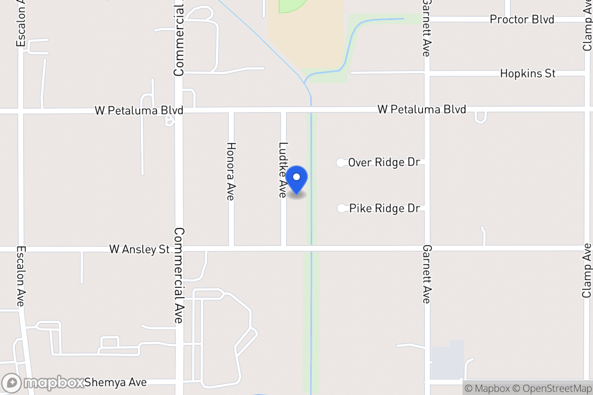 Map of 8706  Ludtke Ave
