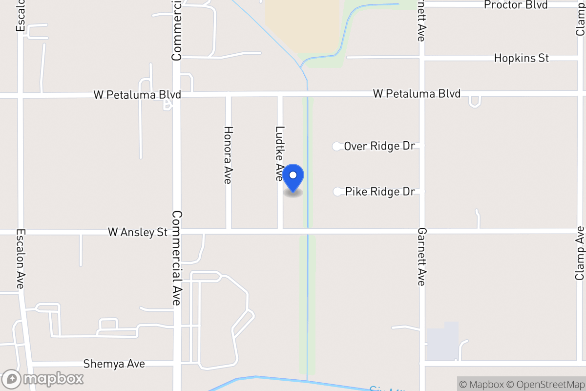 Map of 8714  Ludtke Ave