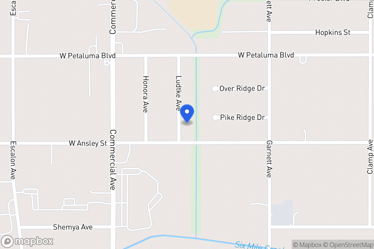 Map of 8718  Ludtke Ave