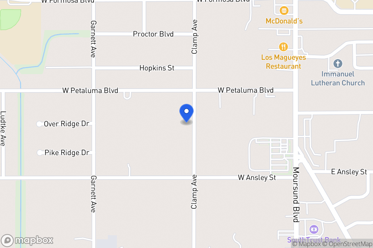 Map of 1927  Clamp Ave