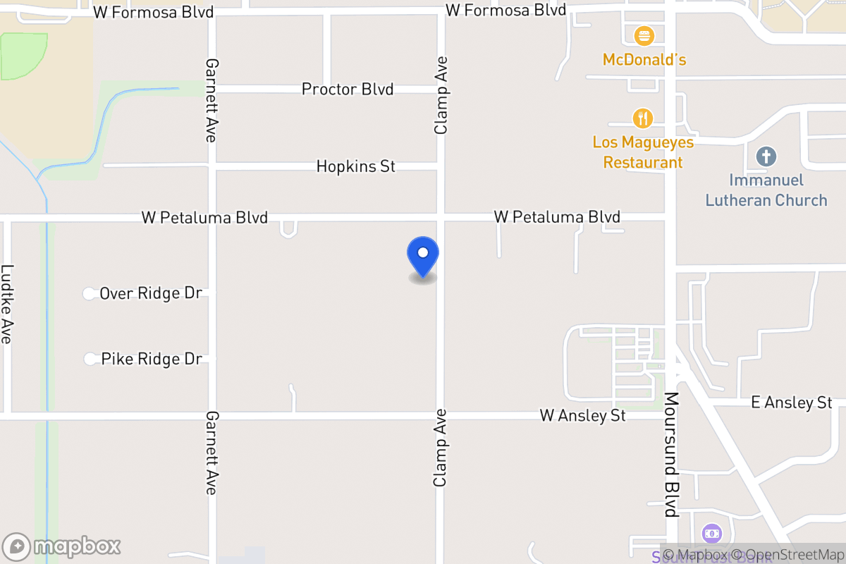Map of 1923  Clamp Ave