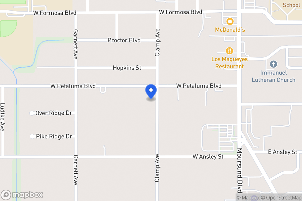 Map of 1915  Clamp Ave