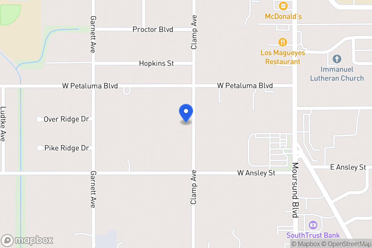 Map of 1931  Clamp Ave