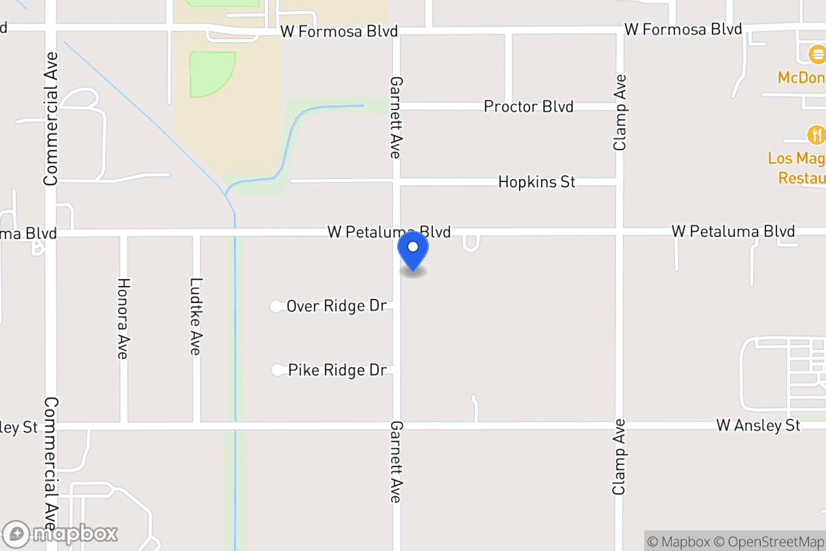 Map of 8514  Garnett Ave