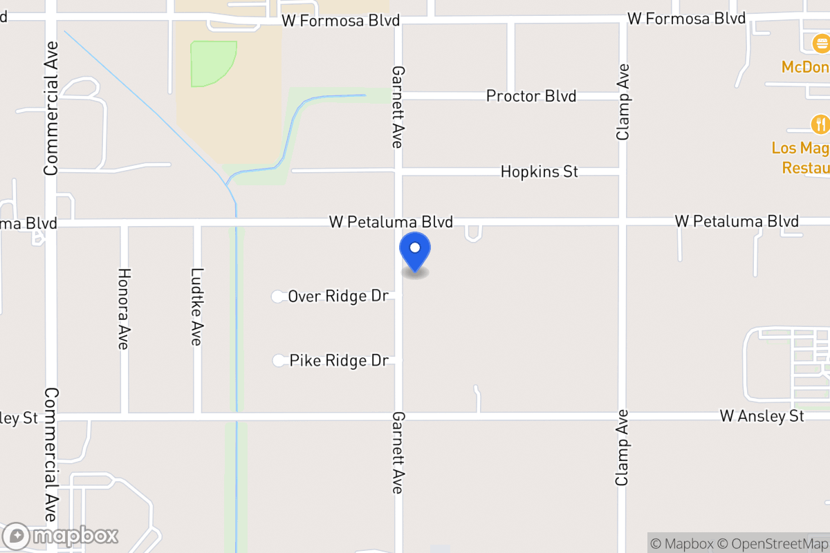 Map of 8518  Garnett Ave