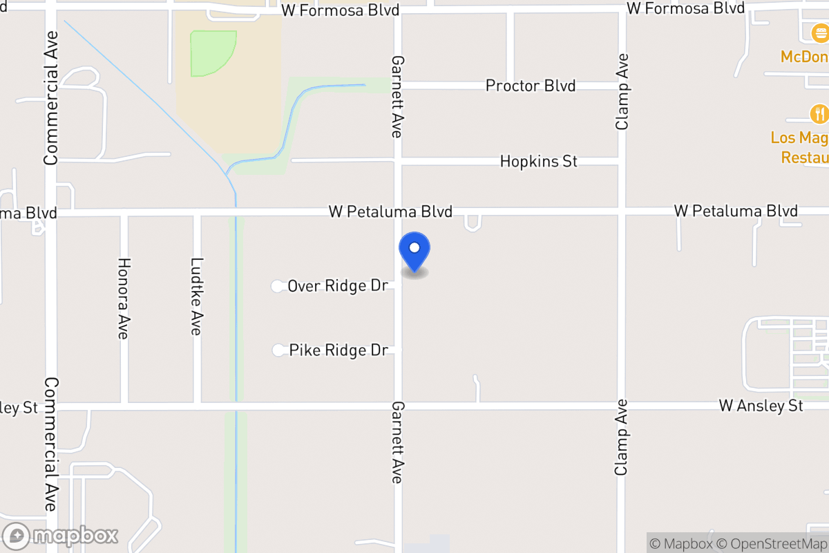 Map of 8522  Garnett Ave