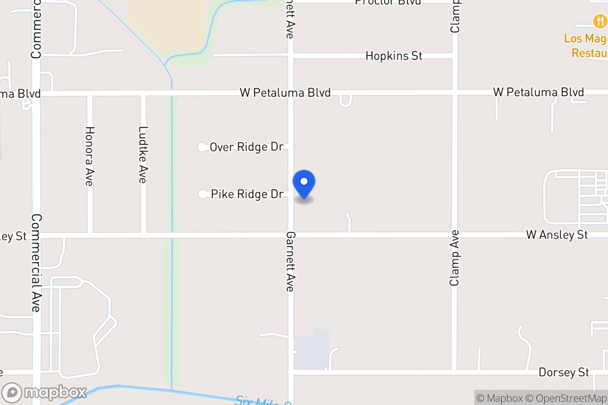 Map of 8618  Garnett Ave