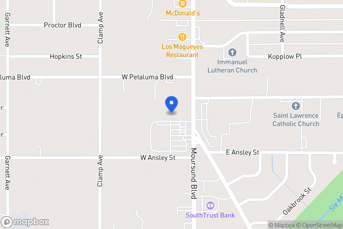 Map of 3835  Pleasanton Rd