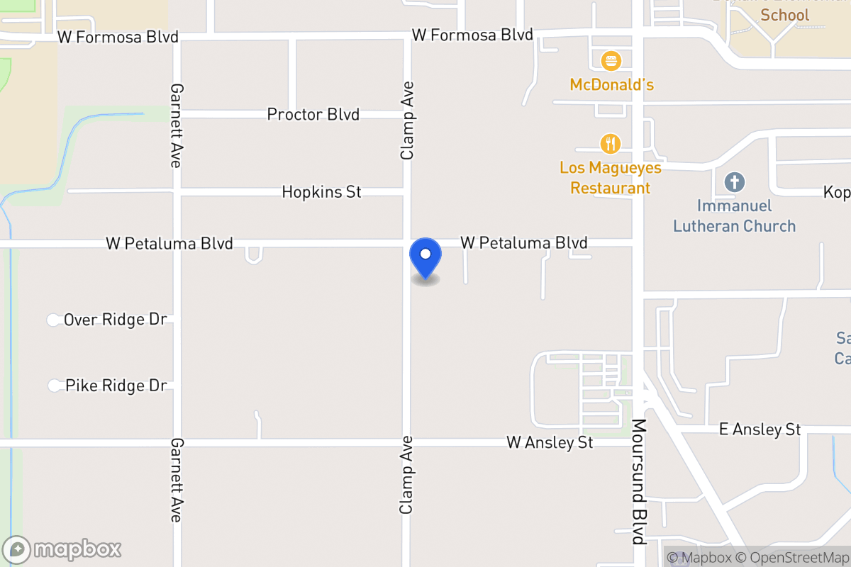 Map of 1918  Clamp Ave