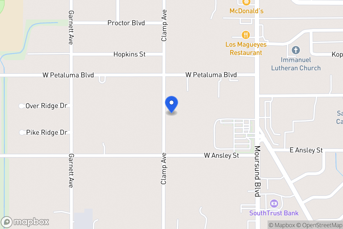 Map of 1934  Clamp Ave