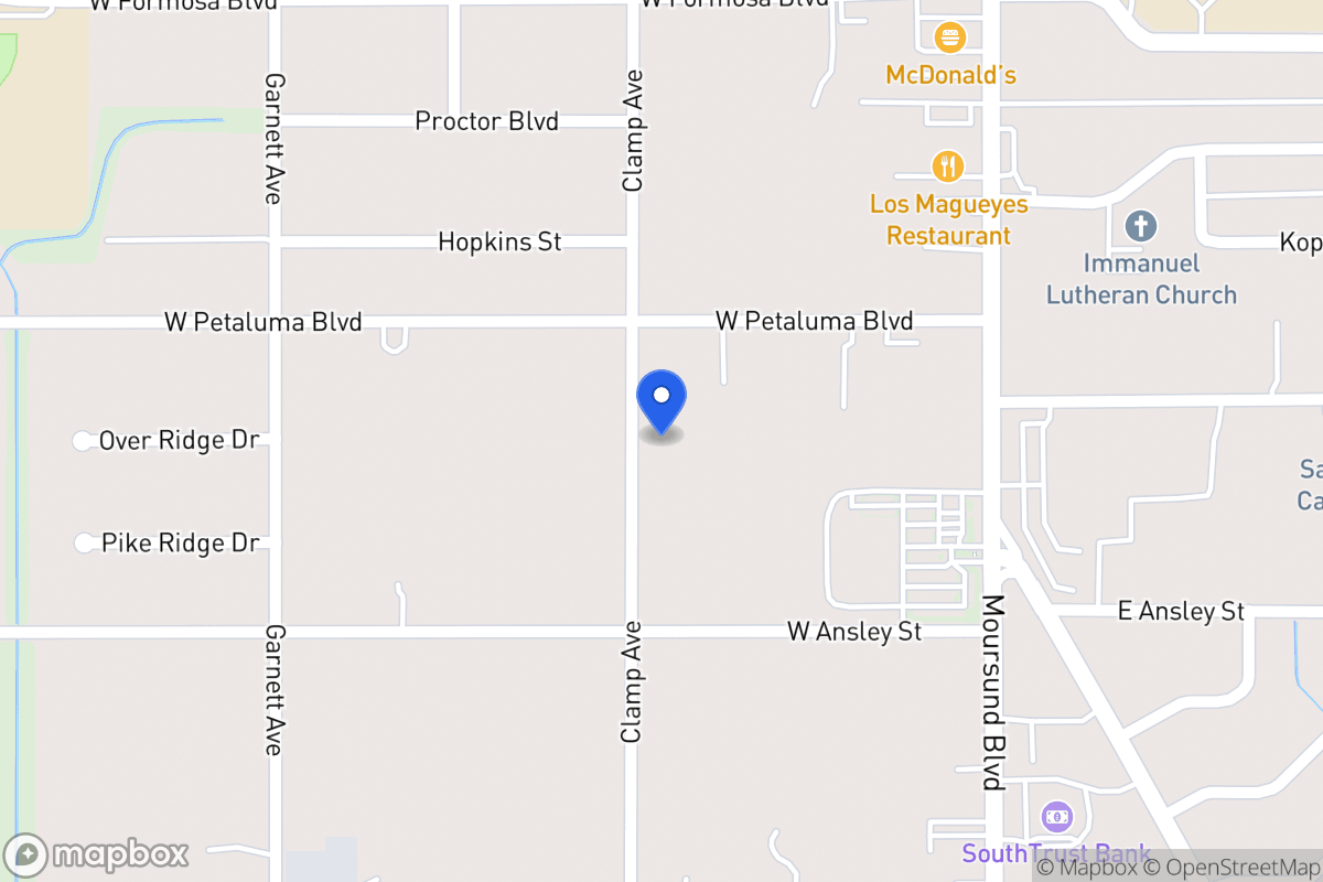 Map of 1926  Clamp Ave