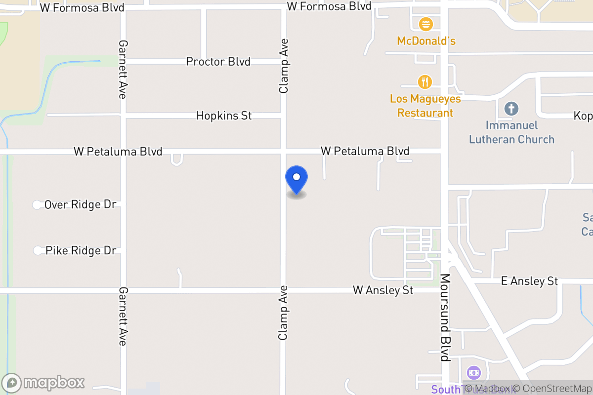 Map of 1922  Clamp Ave